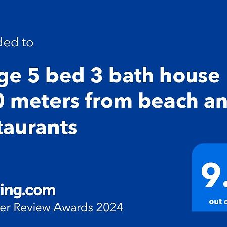 Large 5 Bed 3 Bath House 300 Meters From Beach And Restaurants 뉴키 외부 사진